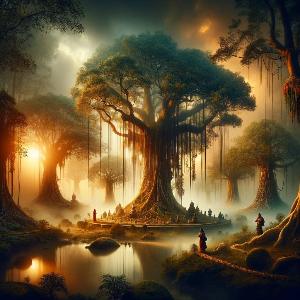 पेड़ों की पूजा